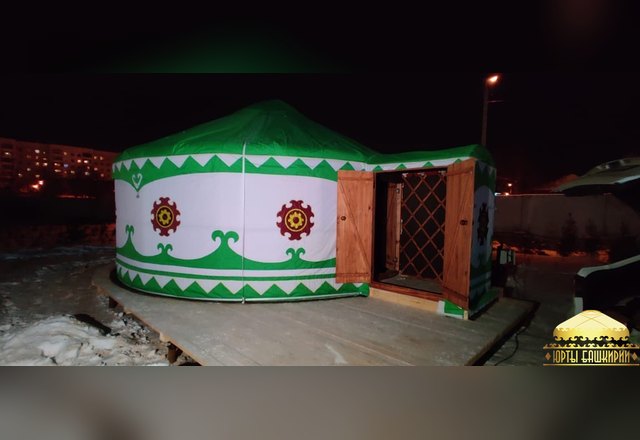 Круглогодичная Юрта-d6 для ландшафтного центра в г.Челябинск