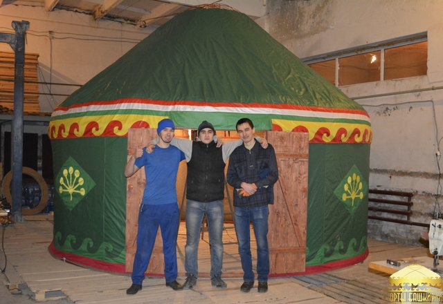 Юрта-d5 по заказу Дома дружбы и народов РБ