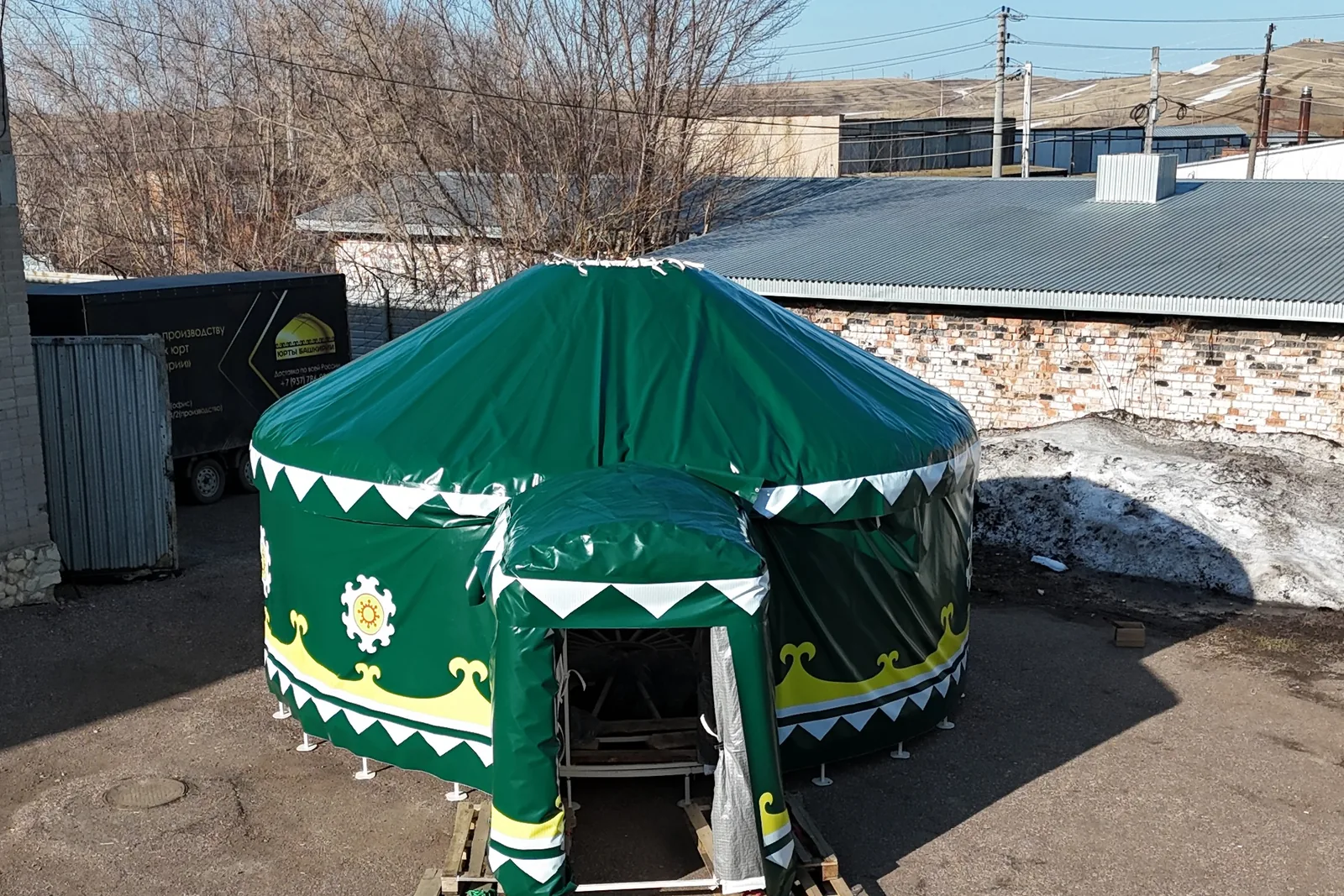 Юрта Башкирии, аэросъёмка