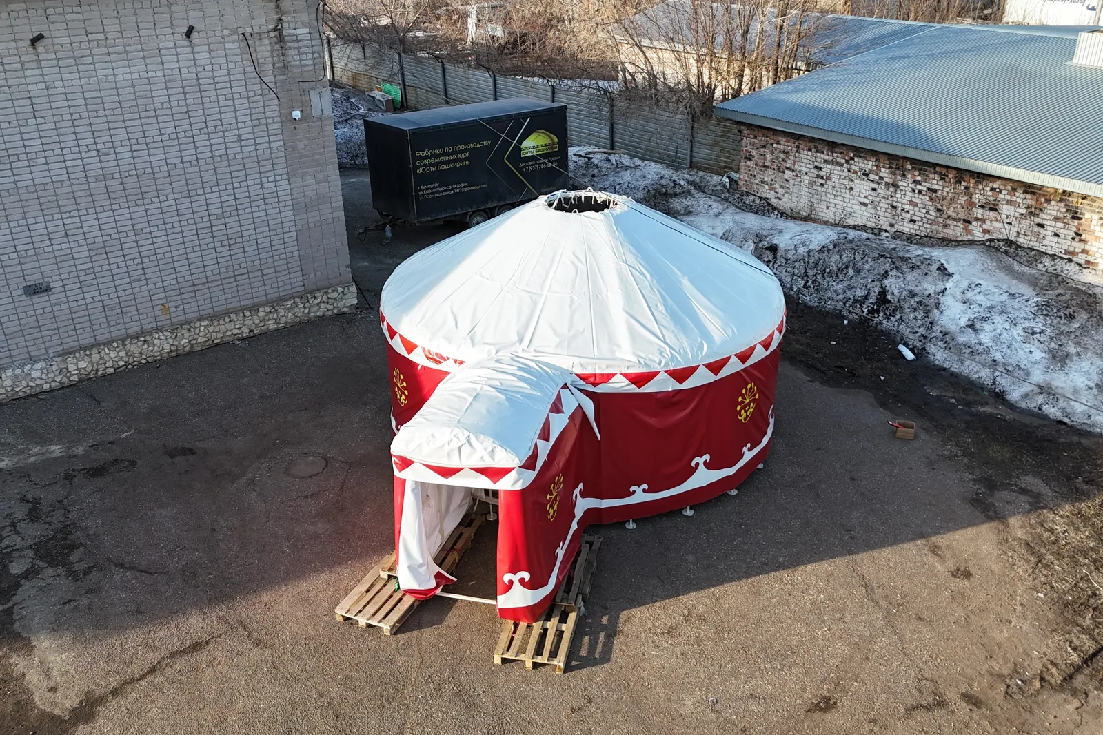 Юрта Башкирии, аэросъёмка