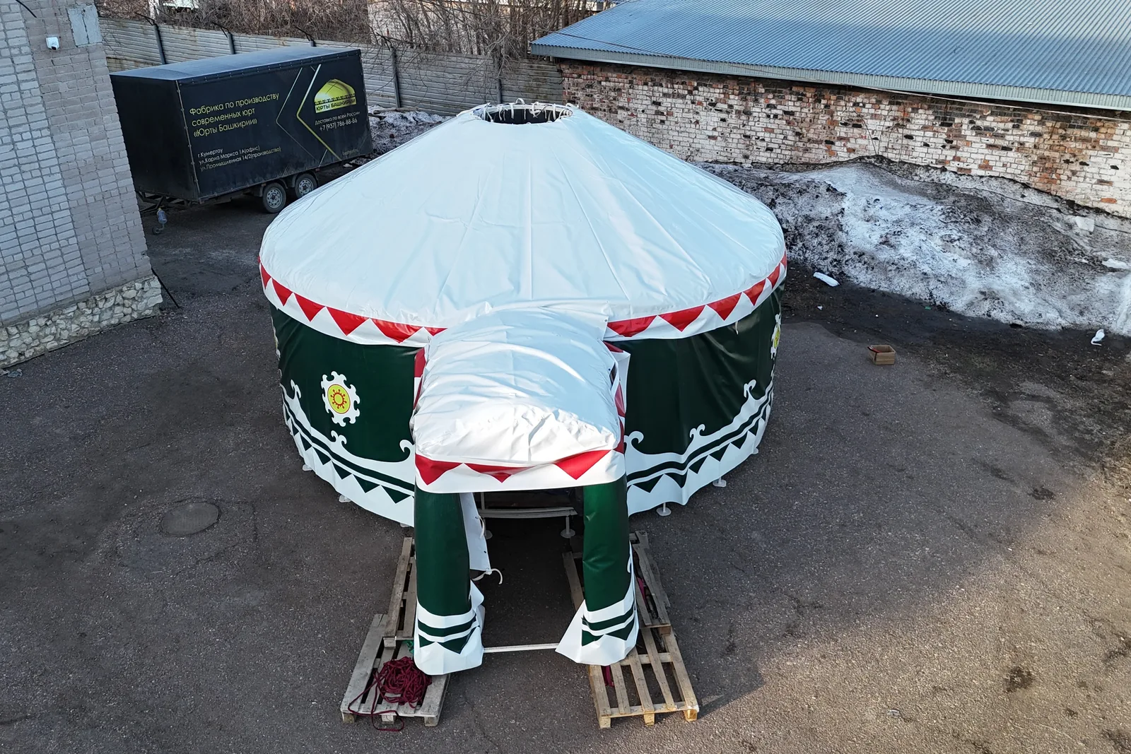 Юрта Башкирии, аэросъёмка
