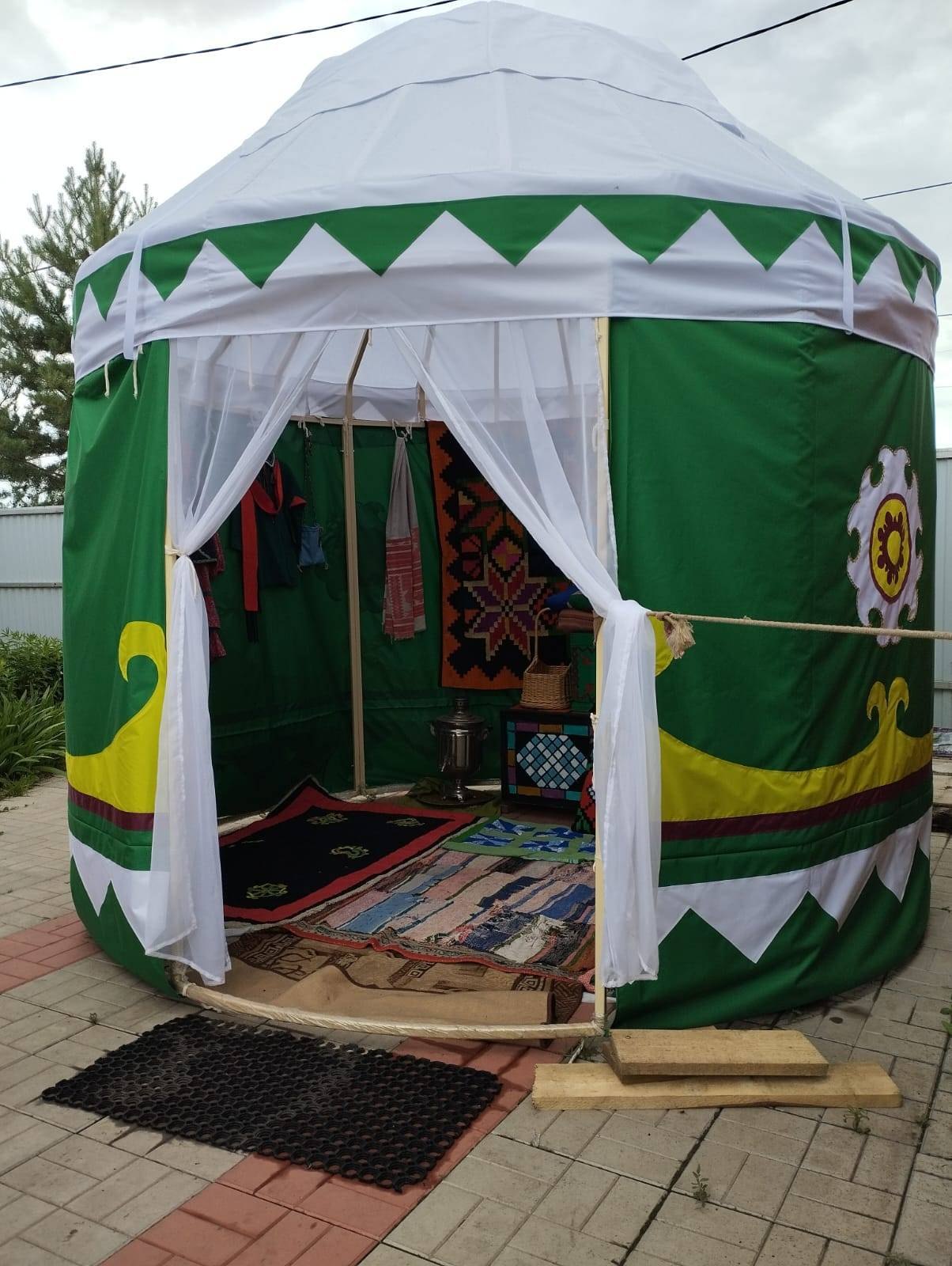 Юрта 4 м, летний вариант