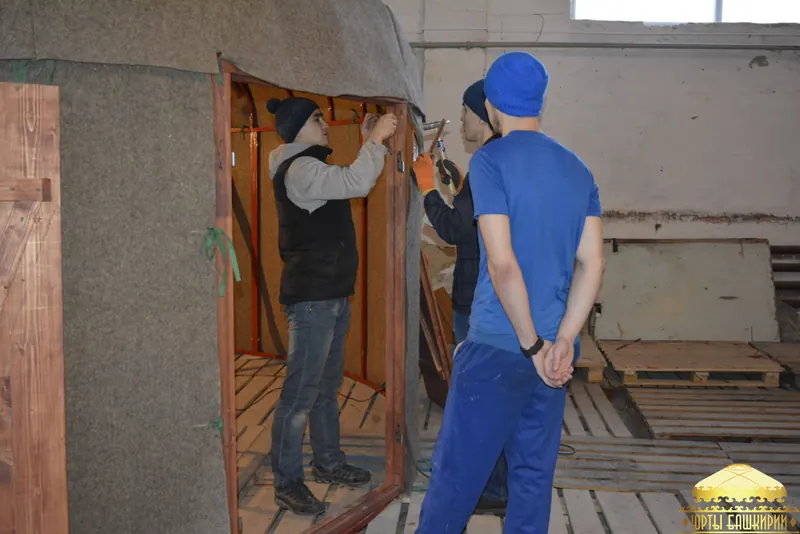 Юрта-d5 по заказу Дома дружбы и народов РБ