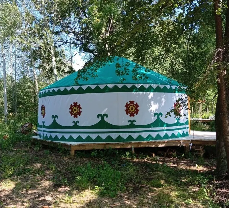 Юрты на сабантуях