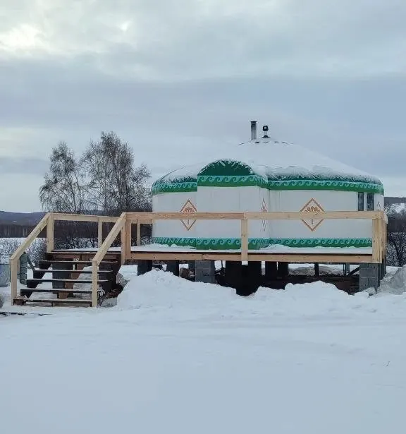 Юрты в Агротуристическом комплексе "Голубая Лагуна"