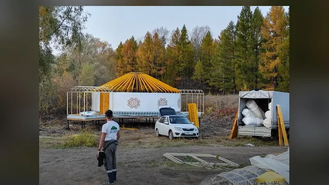 Стационарная юрта: видеообзор